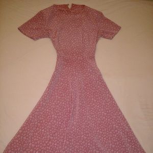 One-of-A-kind Handmade Stunning Pink Dress Size 2P